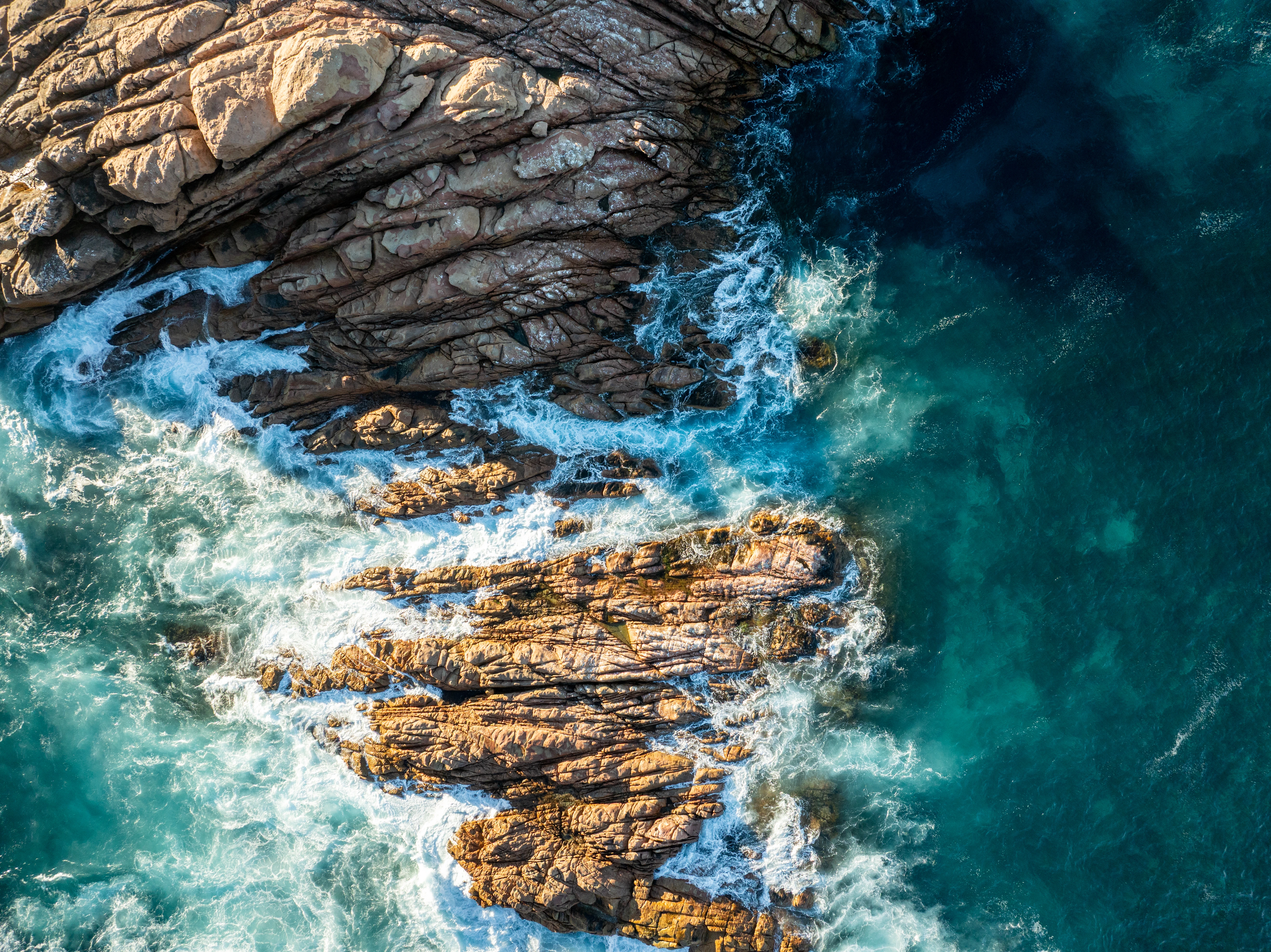 Aerial coastal photography, Western Australia