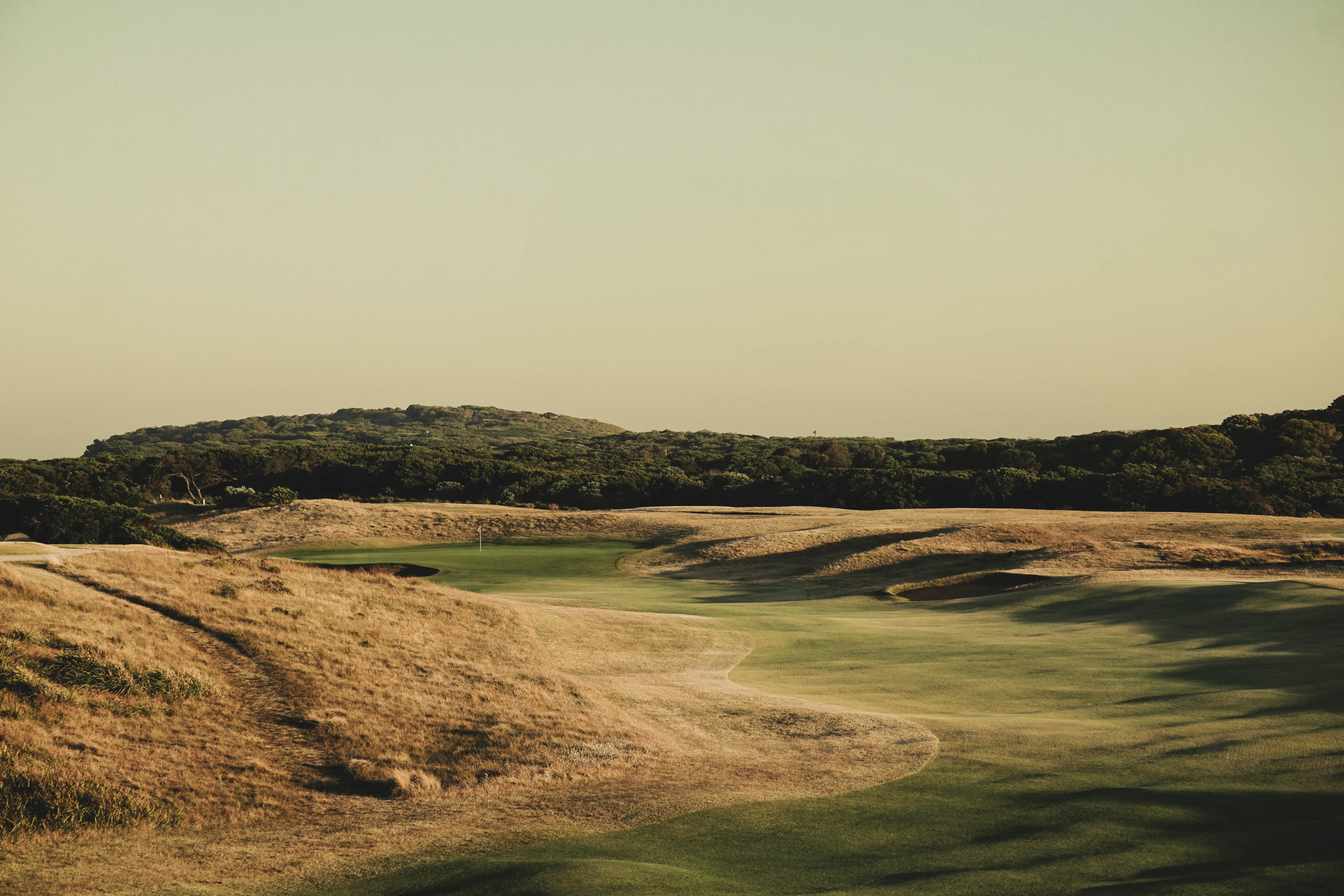 Aerial golf photography, Victoria, Australia
