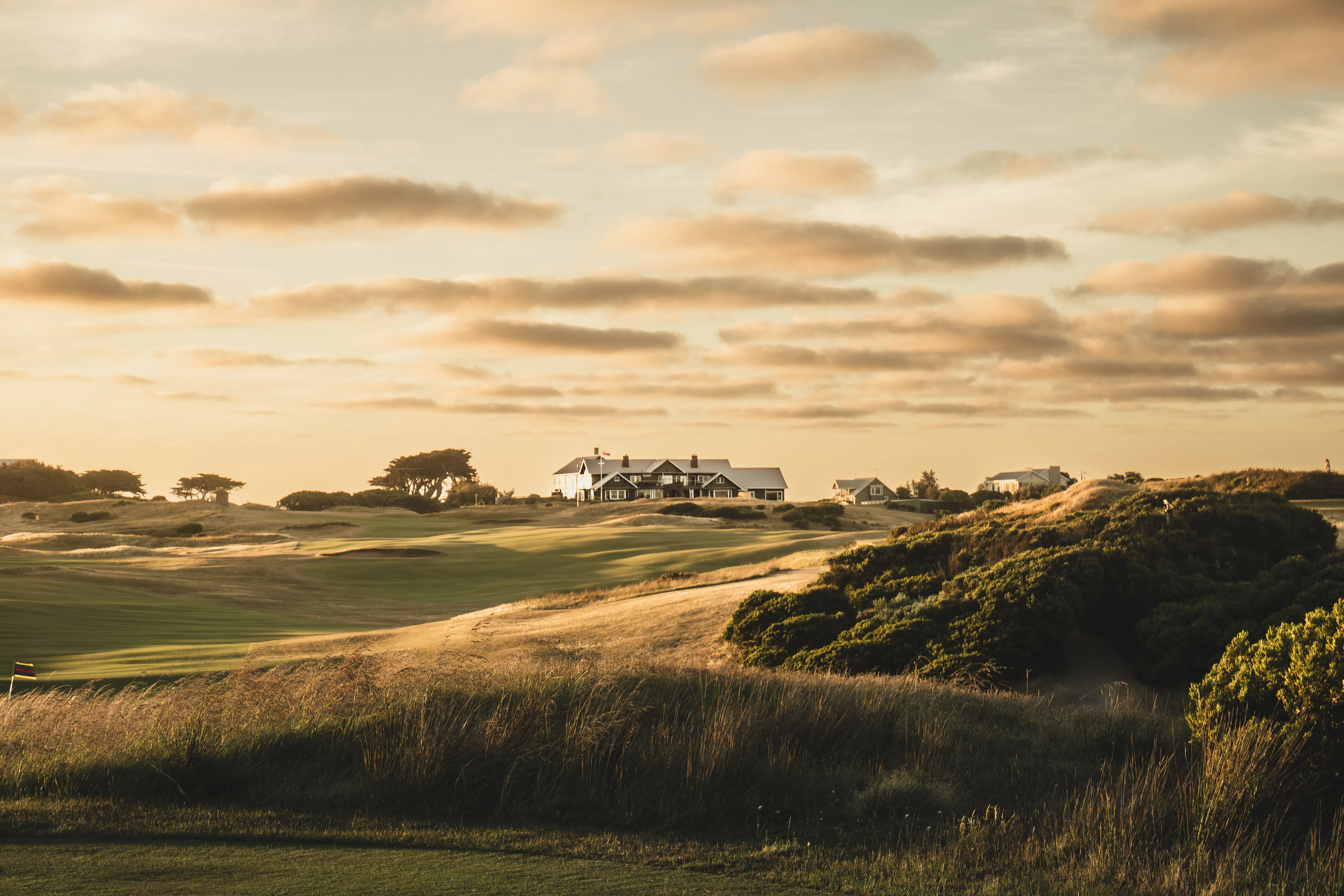 Aerial golf photography, Victoria, Australia